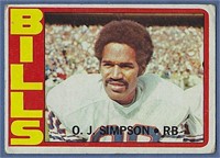 1972 Topps #160 OJ Simpson Buffalo Bills