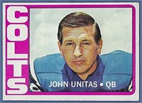 Nice 1972 Topps #165 John Unitas Baltimore Colts