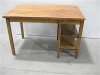 46"x 31"x 29" Vtg Work Table See Info