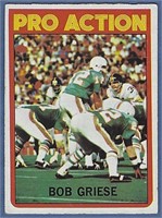 1972 Topps #132 Bob Griese Miami Dolphins