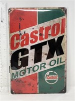 Metal sign- Castrol GTX Motor Oil