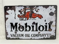 Metal Sign- Mobiloil