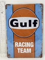 Metal sign- Gulf Racing Team
