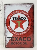 Metal sign- Texaco Motor Oil