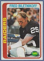 1978 Topps #415 Fred Biletnikoff Oakland Raiders