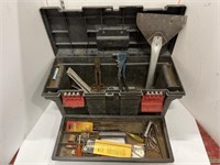 Rubbermaid toolbox w/ contents