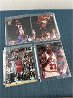 4X MICHAEL JORDAN PHOTOS W/ CERTS