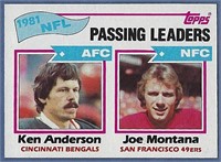 Sharp 1982 Topps #257 Passing Ldrs Joe Montana