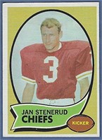 1970 Topps #25 Jan Stenerud RC Kansas City Chiefs