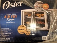 1X OSTER FRENCH DOOR AIR FRY OVEN NEW IN BOX