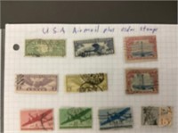 USA older airmail stamps