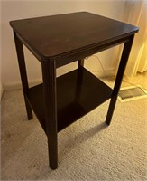 2 Tiered Wood Side Table