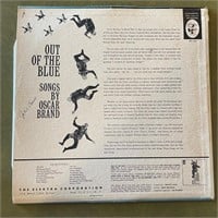 Oscar Brand Out of the blue Folk Novelty Record LP