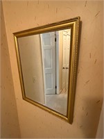 Large Wall Hanging Gold Framed Mirror