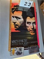 Mikey & Nicky Movie Poster Damaged