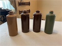 4 Vintage ceramic jars
