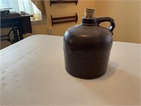 Vintage clay moonshine jug