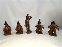 Elastolin Toy Figures Native Americans