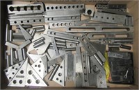 Machinist blocks including wedges, pins, set ups,