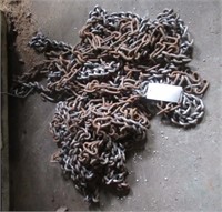 Pair of tire chains. Measures approx. 9' long x