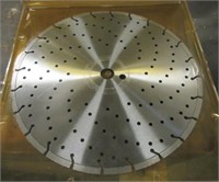 Carbide tip 14" diameter blade with 1" arbor.