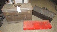 Kennedy model 520 toolbox with contents that