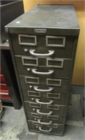 7-drawer invincible shop cabinet with contents