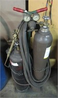 Oxygen and acetylene torch set with model WH36FC