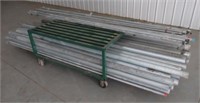 Located off-site (2) Steel rolling carts with