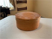 11” round wooden cheese box