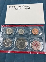 1972 US MINT UNCIRCULATED PROOF SET