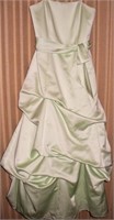 Mint Colored Formal David's Bridal Gown