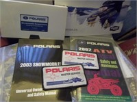 '03 Polaris Snowmobile/  ATV Manuals, VHS, Patches