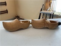 Vintage hand made wooden shoes