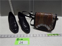 Aerosoles shoes; size 9 and a small purse