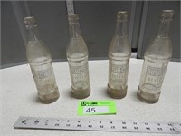 4 Rushford Bottling Works bottles