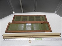 Window vents and an antique window shade