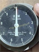 Jones Motorola Vintage Tachometer