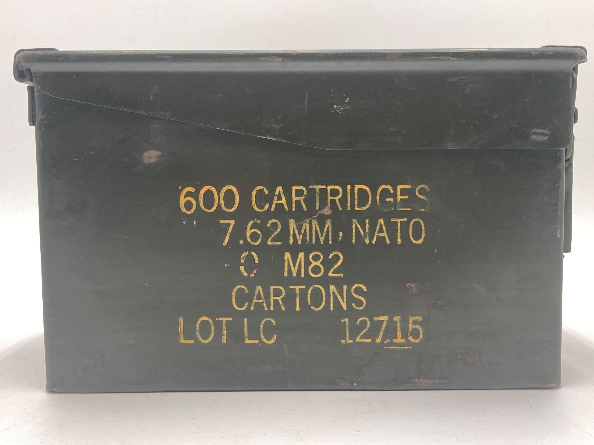 Empty US Military Issue 7.62mm Ammo Can