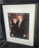 Hillary & Bill Clinton Autographed Photograph