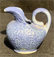 Miniature Art Pottery Ewer / Pitcher marked "N"
