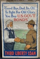 WWI War Bonds Poster by "Laurence S. Harris"