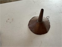 Antique copper wine funnel/ strainer