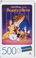 Beauty & Beast Puzzle w/Blockbuster VHS Case 500pc