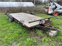 16' Car hauler trailer with winch - Bill of Sale