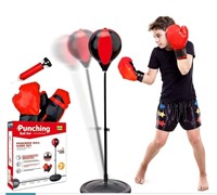 Kids Boxing Bag with Stand & Gloves