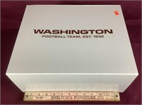Washington Redskins Box w/ Used Notebook, 2 Shirts