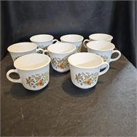 Corelle Indian Summer Coffee Mugs Set of 8