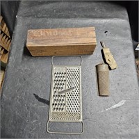 Cheese Box & Misc Graters