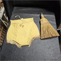 Whisk Broom in Panties Shaped Clothes Pin Holder